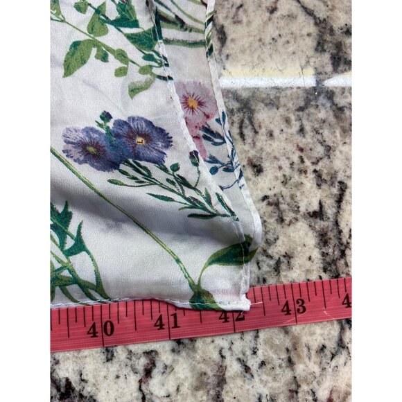 Dana Buchman Women Scarf Shawl Wrap Floral Lightweight Cottagecore Spring Summer - Picture 8 of 8